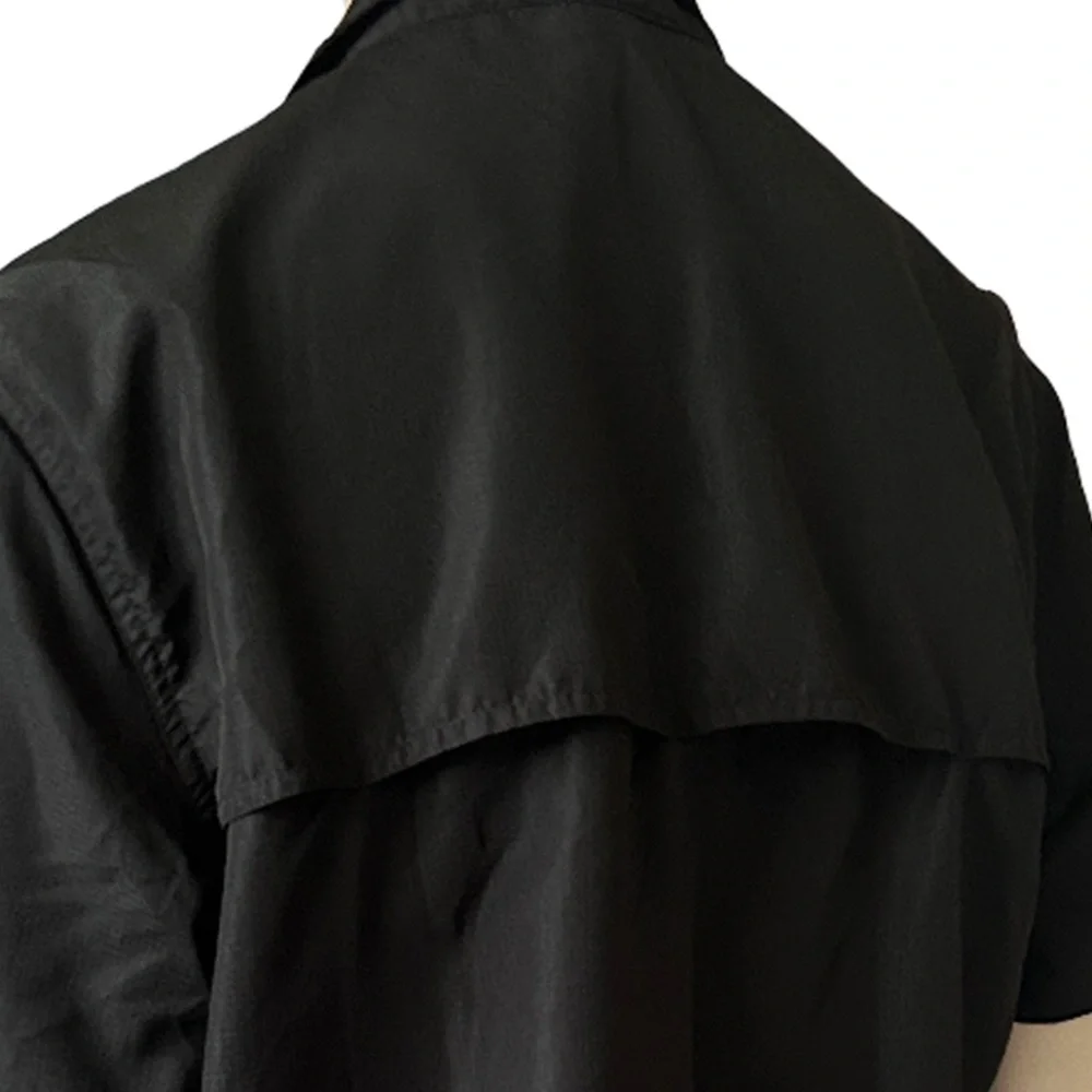 Merrell Tech Shirt SPF-30-50 Recyled material Fishing Hiking Lightweight Black - Picture 8 of 16